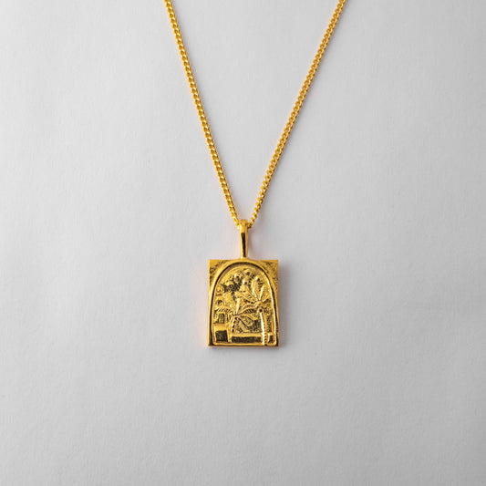 Oasis Pendant Gold